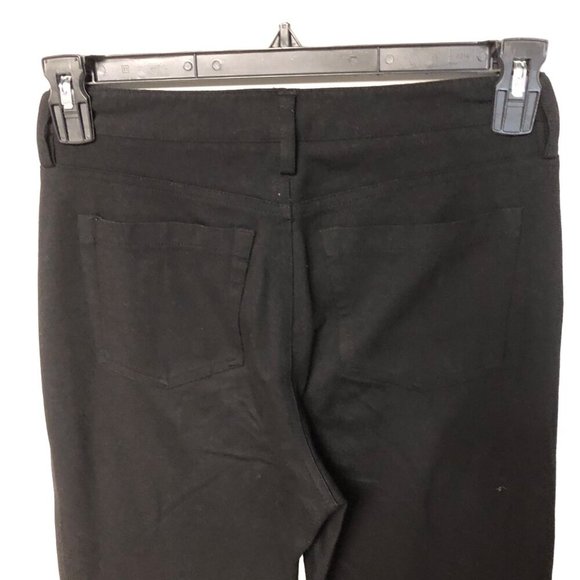 NYDJ BLACK STRETCH slim leg KNIT  PANTS SIZE 2 - Picture 5 of 7
